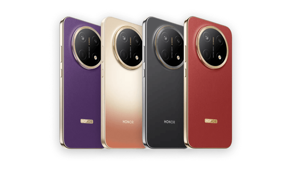 HONOR X9e Pro in Purple, Gold, Black and Brown