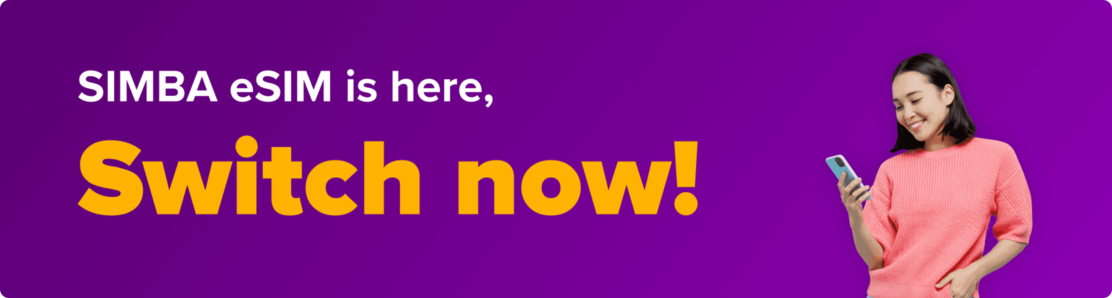 SIMBA eSIM is here, switch now!