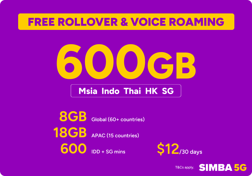 600GB plan, $12 per 30 days