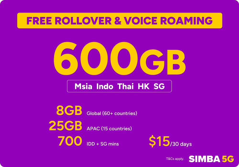 600GB plan, $15 per 30 days