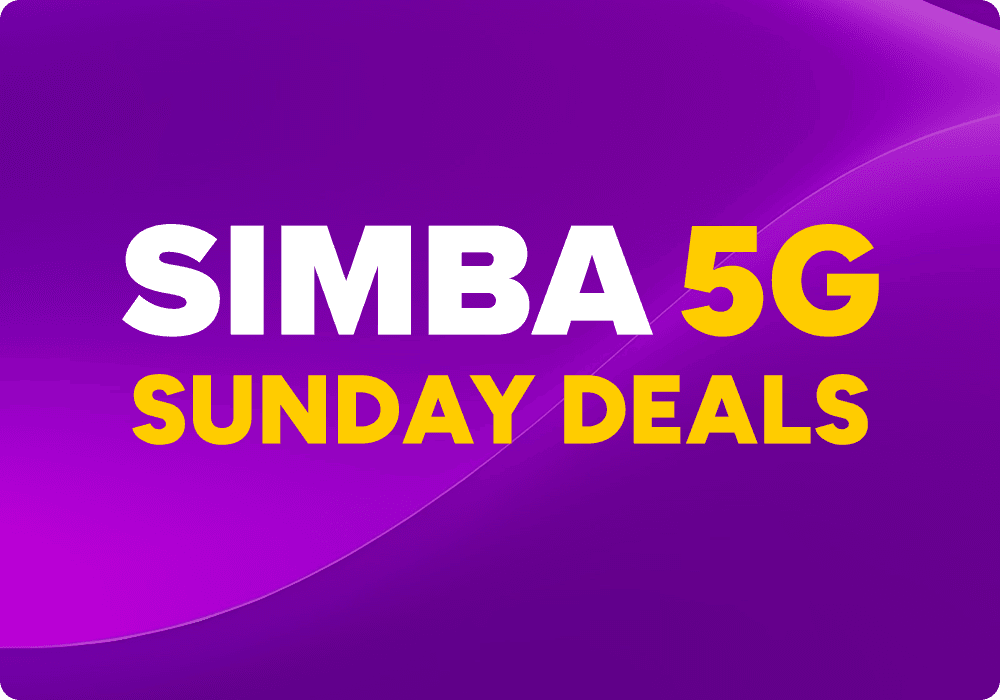 SIMBA 5G Sunday Deals