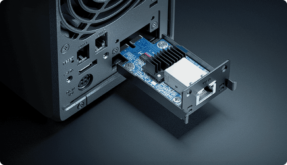 Synology DS723+ optional 10Gb Ethernet port