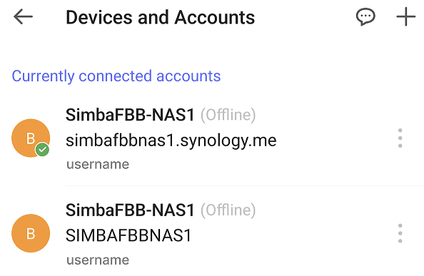 Synology FQDN entry
