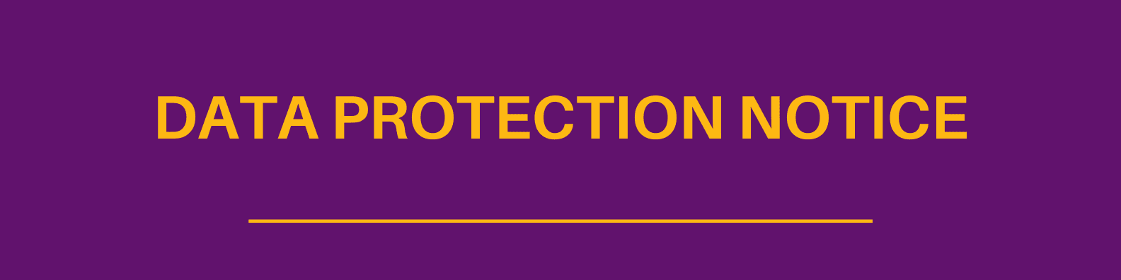 Data Protection Notice