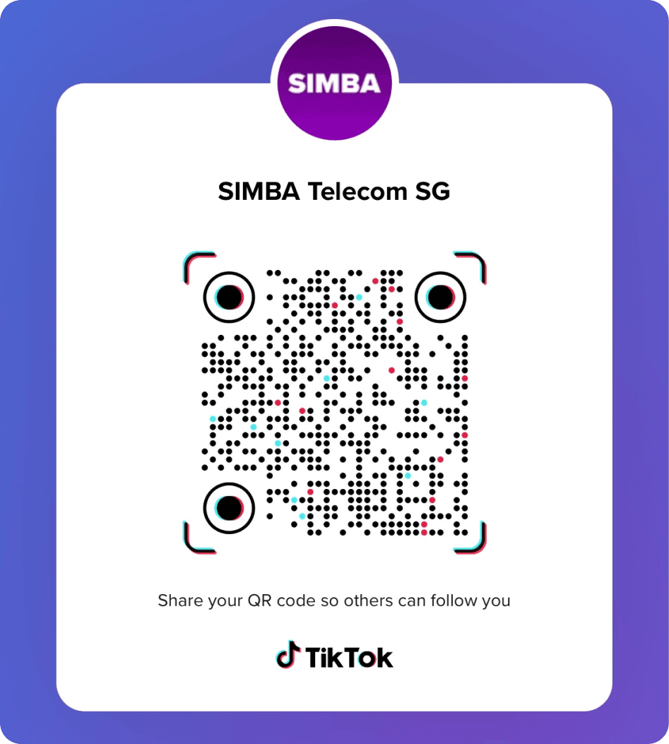 ILOVESIMBA TikTok Giveaway QR code