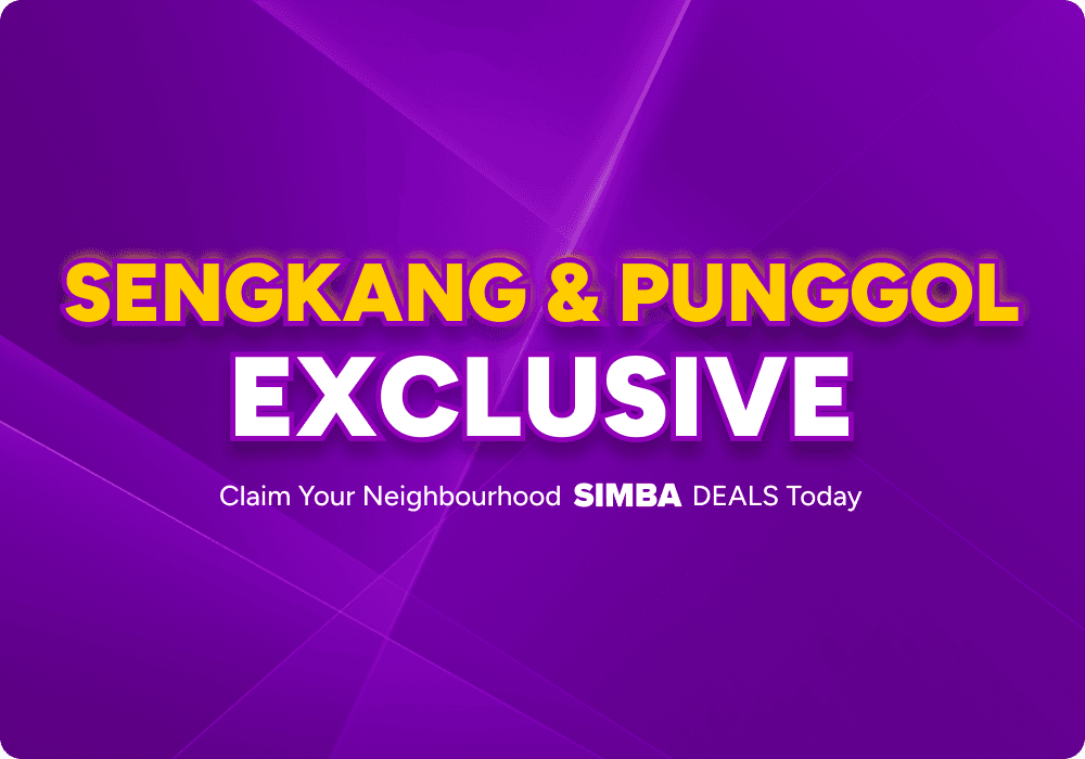 Sengkang & Punggol Exclusive - Claim your neighbourhood SIMBA deals today
